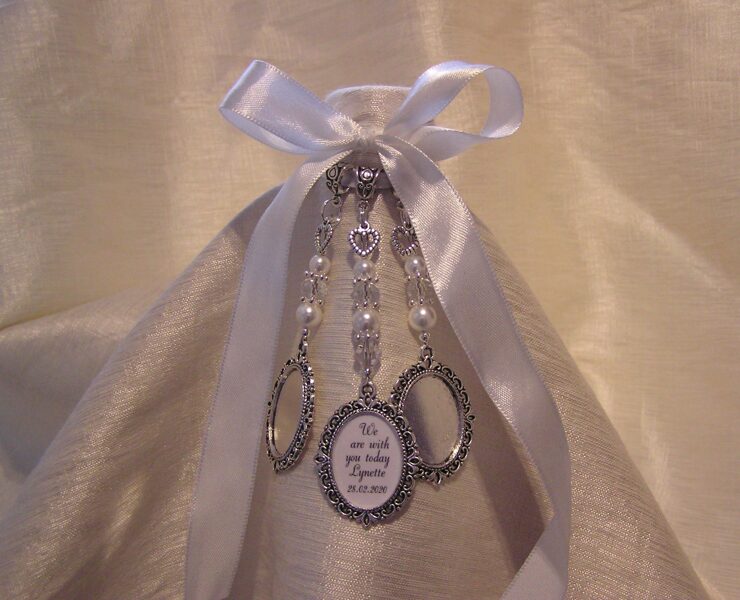 Twin personalised wedding date